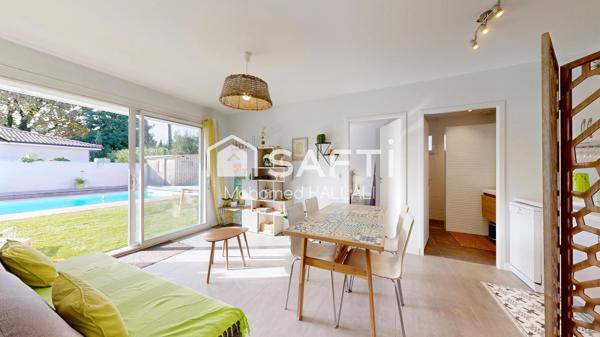 Villa 167 m² +T3, piscine, spa, terrasse, parking.