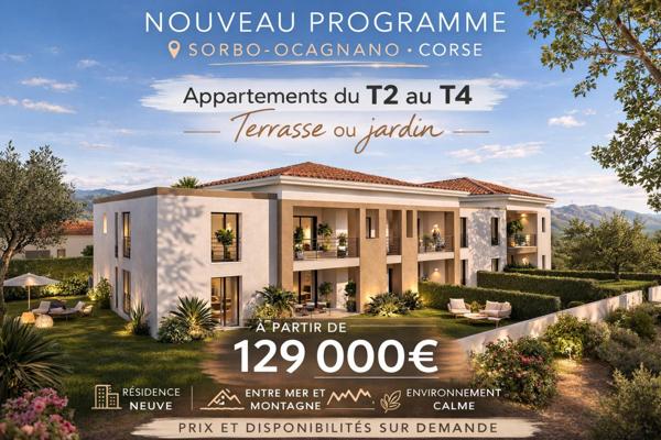 T4 neuf avec sa terrasse et son jardin