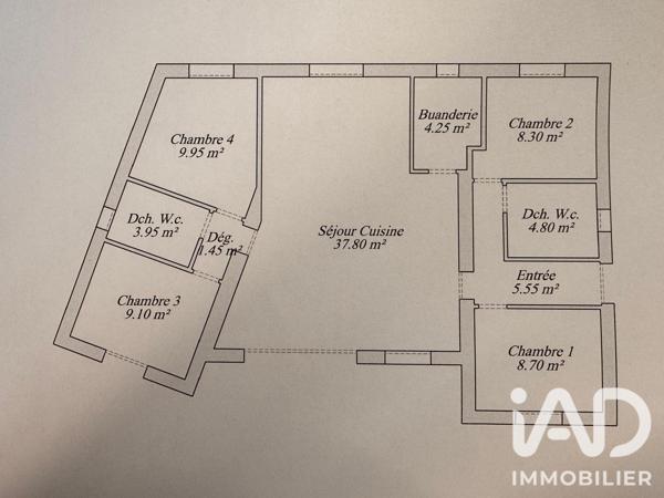 Maison à vendre 5 pièces 94 m² Castellane