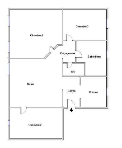 Appartement à vendre 4 pièces 63 m² Suresnes