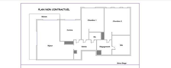 Appartement à vendre 3 pièces 69,61 m² Rueil-Malmaison