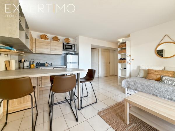 Valras-Plage (34350) Exclusivité : superbe appartement T2 avec balcon vue mer