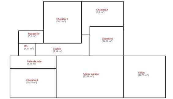 maison contemporaine 4 chambres