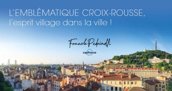 Spacieux T2 46.70 m² de standing – Lyon 4ᵉ Croix-Rousse Garage inclus