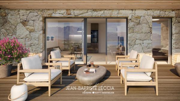 Superbe Duplex toit terrasse de 97m2 T4 vue mer