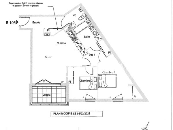 Location Appartement 3 pièces 72 m² - 1 RUE DE LA SOURCE Orvault 44700