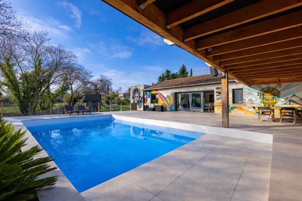 Boisseron (34160) Boisseron, belle maison plain pied entiérement contemporaine, T5 avec garage et son bureau de 50 M2