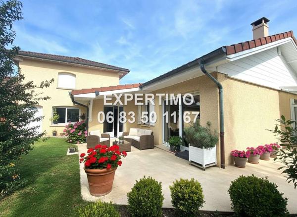 Réaumont (38140) VILLA FAMILIALE AVEC PISCINE, ESPACES GÉNÉREUX ET CADRE VERDOYANT