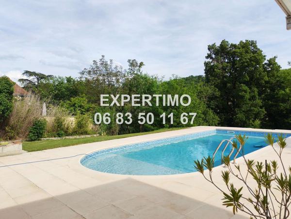 Réaumont (38140) VILLA FAMILIALE AVEC PISCINE, ESPACES GÉNÉREUX ET CADRE VERDOYANT