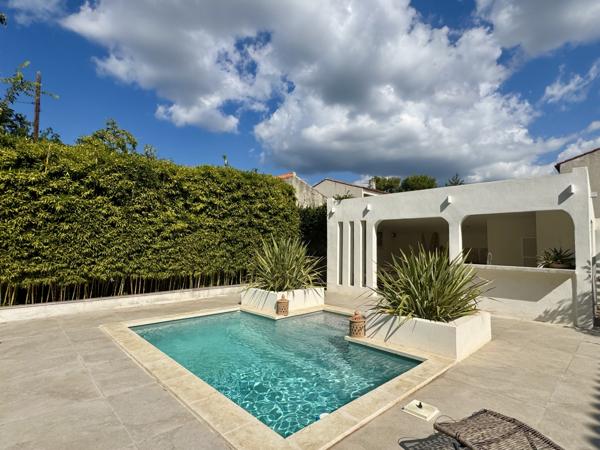 Chateau gombert (13013) Maison T3 avec garage, piscine et jardin, au style Bali à Château-Gombert