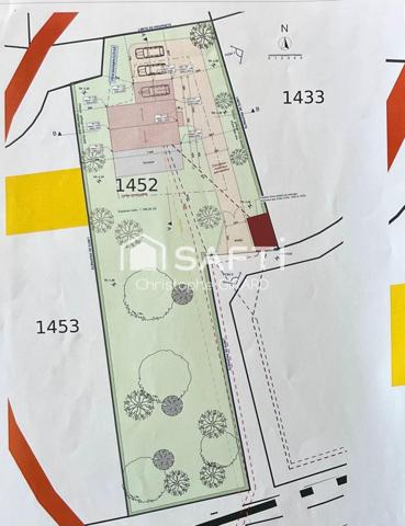 Terrain constructible et viabilisé de 1524 m²