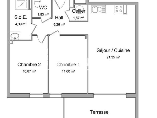 Location Appartement 3 pièces 57.9 m² - 390 CHEMIN DU MAS PASSAMA Perpignan 66000