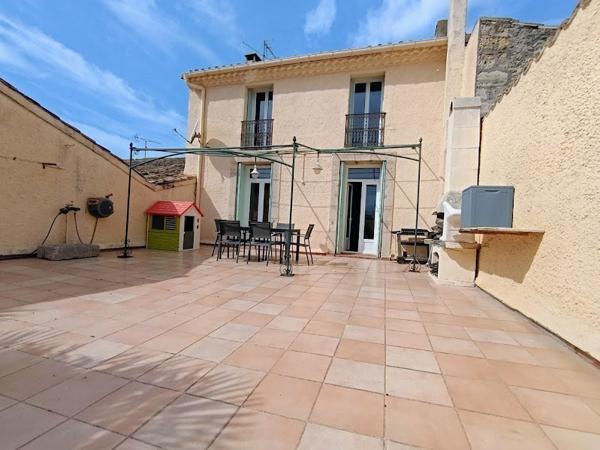 Maison vigneronne 178 m² rénovée, terrasse XXL sud, garage 134 m²