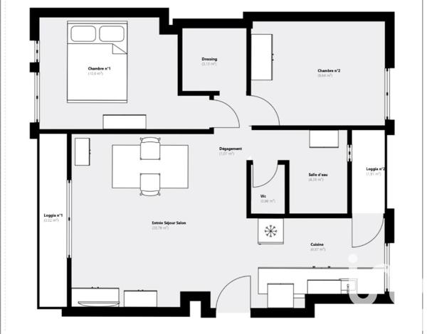 Appartement à vendre 3 pièces 62 m² La Seyne-sur-Mer