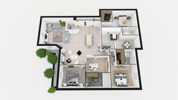 Opportunité Exceptionnelle - APPARTEMENT TYPE F4 DE 148 m² habitable avec Jardin