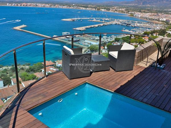 Roses – Charmante villa vue mer panoramique