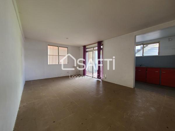 Maison T4 + T3bis sur terrain cloturé à rénover