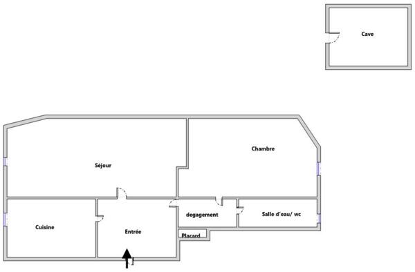 Paris (75016) PARIS 16ÈME - AUTEUIL SUD - APPARTEMENT COSY 2 PIÈCES + CAVE