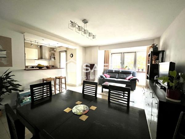 4 pièces avec balcon, cave et double box