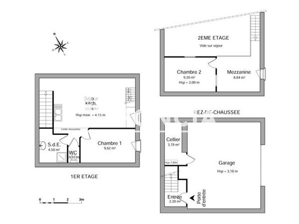 Location Appartement 3 pièces 62.2 m² - 7 RUE DU BOIS Trevoux 01600