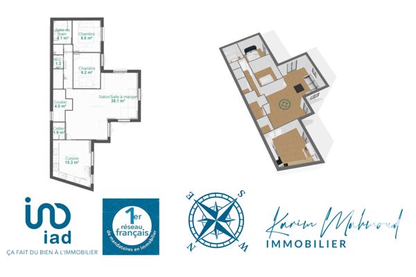 Maison à vendre 4 pièces 98 m² Sète