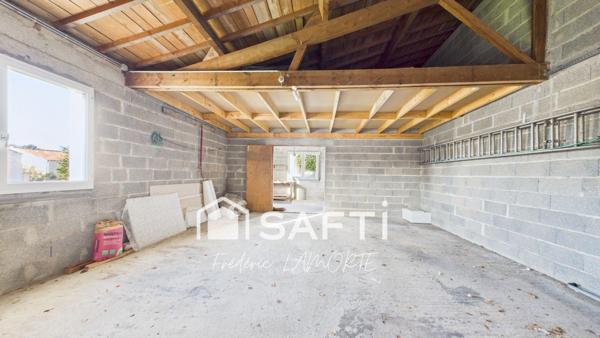 Maison 150m² avec piscine, garage à 2km de l'océan