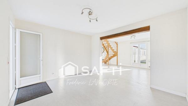 Maison 150m² avec piscine, garage à 2km de l'océan