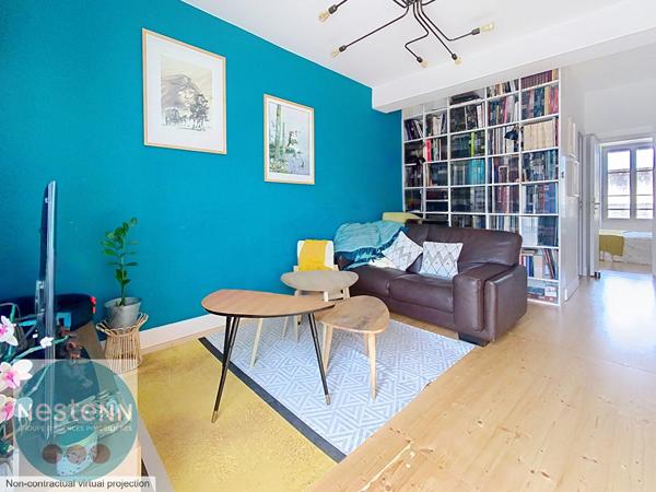 Maison de ville des années 30 rénovée en 2017 - 4 pièces Saint-Marceau / Cigogne Orléans 110 m2 et sa cour privée sans vis à vis