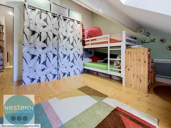 Maison de ville des années 30 rénovée en 2017 - 4 pièces Saint-Marceau / Cigogne Orléans 110 m2 et sa cour privée sans vis à vis
