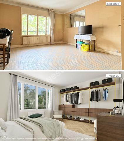 Appartement VAUBAN Marseille de 3 pièce(s) 65 m² Balcon exposé Sud une cave et rangements