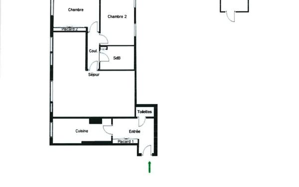 Appartement à vendre    3 pièces • 72,20 m2 Paris 13