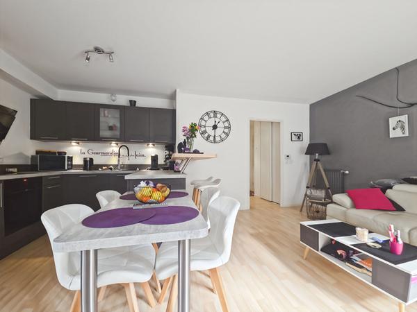 Appartement 3 pièces, 2 chambres et terrasse de 23 m²