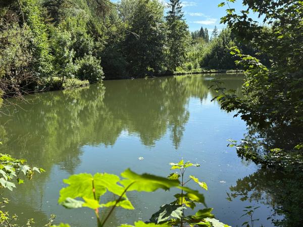 Terrain de loisir avec etang à vendre de 11 034,00 m²/ étang de peche de 3 200m² env.  aux portes de Clermont (Oise)