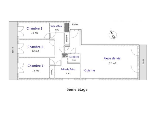 Appartement
         4 pièces
        - 95 m² Exclusivité 418 000 € *