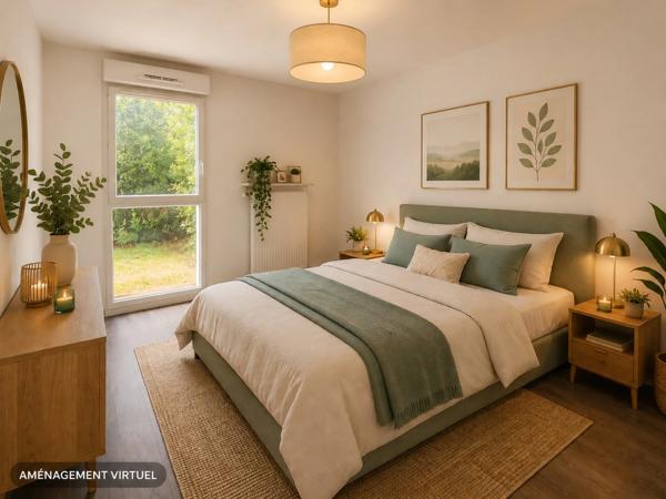 Appartement 2 pièces avec jardin – Saint-Priest, secteur Revaison