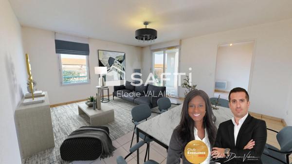 Appartement T3 64m2 en Rez de Jardin L'Isle d'Abeau