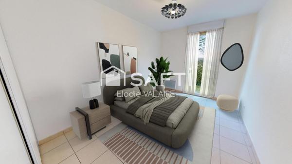Appartement T3 64m2 en Rez de Jardin L'Isle d'Abeau