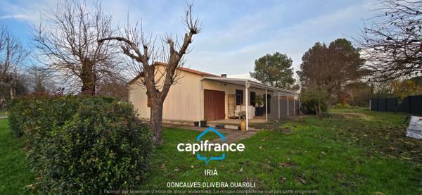 A vendre - Maison de plain-pied avec grand terrain - Villeneuve-sur-Lot.
