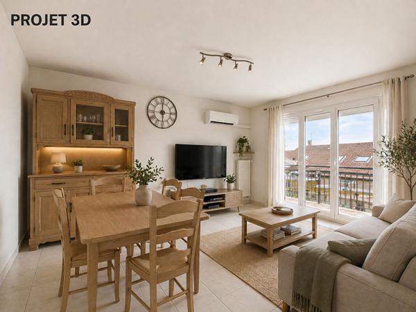Appartement T4 - 94 m2 avec balcon et garage à Romans Sur Isère