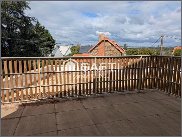 Couëron - dernier étage - terrasse et parkings