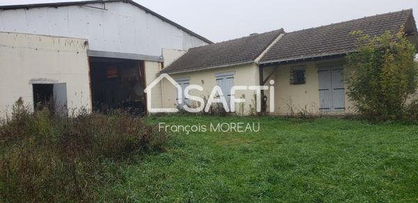 Maison 65 m2, Entrepot 250 m2, terrain 941 m2 Nemours