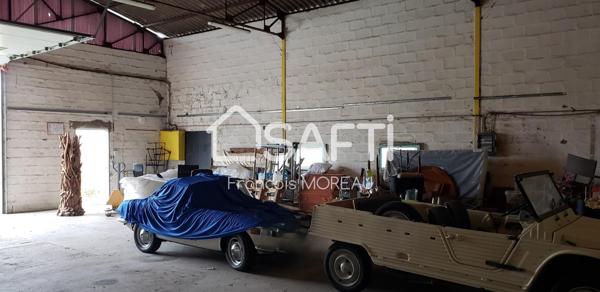 Maison 65 m2, Entrepot 250 m2, terrain 941 m2 Nemours