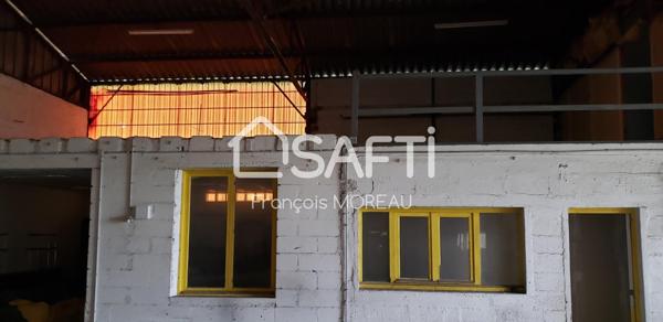 Maison 65 m2, Entrepot 250 m2, terrain 941 m2 Nemours