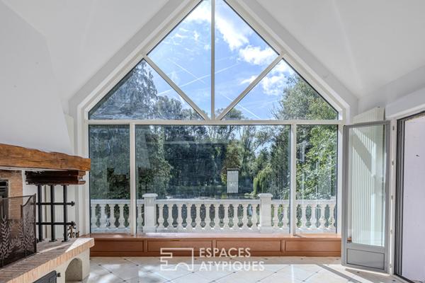 Grande maison familliale avec gite independant et étang privé à Bray sur Somme