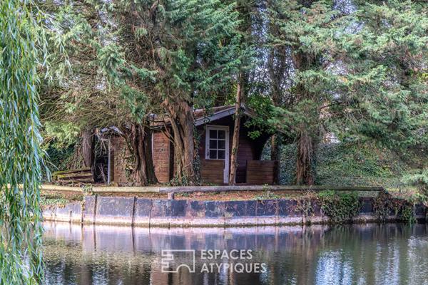 Grande maison familliale avec gite independant et étang privé à Bray sur Somme