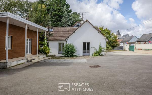 Grande maison familliale avec gite independant et étang privé à Bray sur Somme