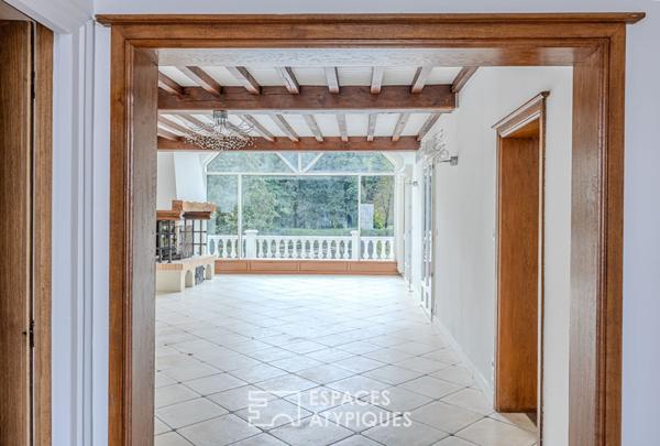 Grande maison familliale avec gite independant et étang privé à Bray sur Somme