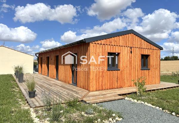 Maison récente de 2024 sur ossature bois