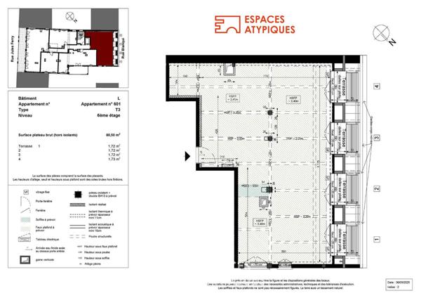 Loft industriel brut à aménager