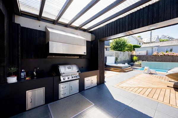 Maison d'architecte Meublée Piscine et Jacuzzi vue mer SAINT LAURENT